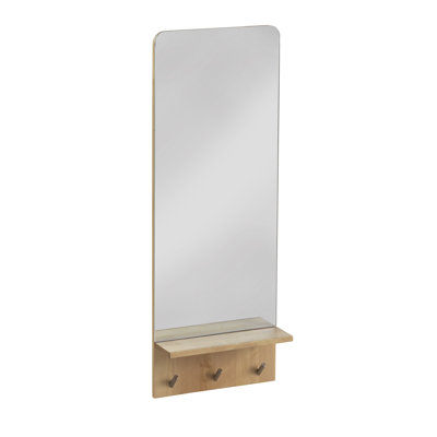 Antani Flat Mirror with Shelves