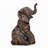 Adam & Friends Home Decor Resin Wilderness Statue Sculpture | 1-Piece | Sitting Elephant