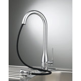 Salina Dual Pull Out Single Handle Kitchen Faucet