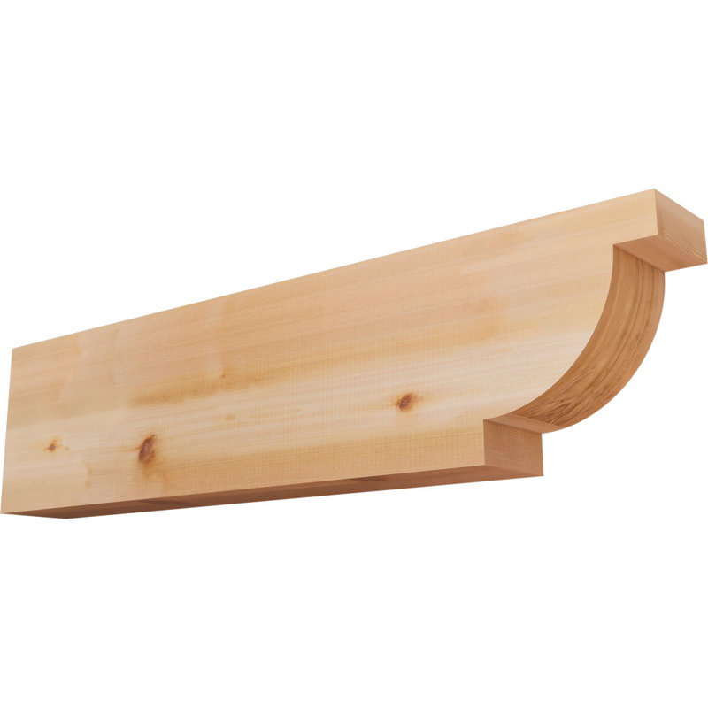 Alpine Smooth Rafter Tail, Western Red Cedar, 12" H x 48" W x 5.5" D