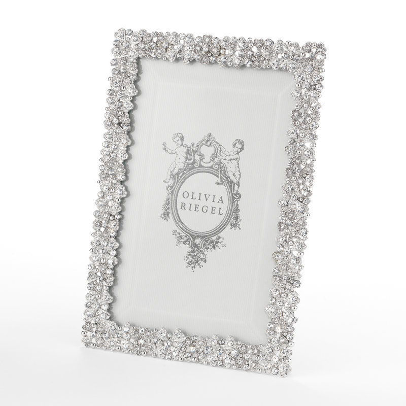 Evie Metal Picture Frame, Silver, 4" x 6"