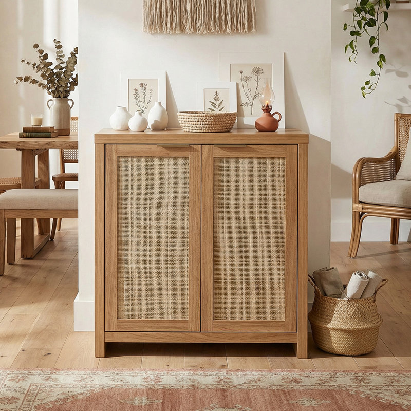 31.5cm Sideboard, Natural Oak