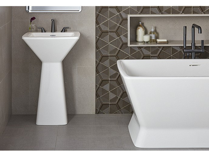 Taper™ by Bjarke Ingels Sink Faucet, Lever Handles, Gunmetal