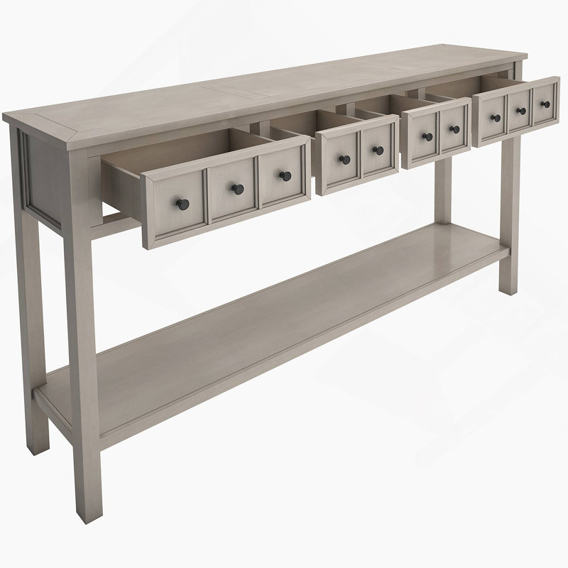 Console Rustic, Gris délavé