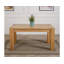 Anathea Oak Rectangular Wood Top Dining Table with Wood Base