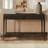 Fluted 2-Drawer Storage Console Table
