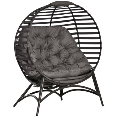 Henegar Steel Outdoor Lounge Chair