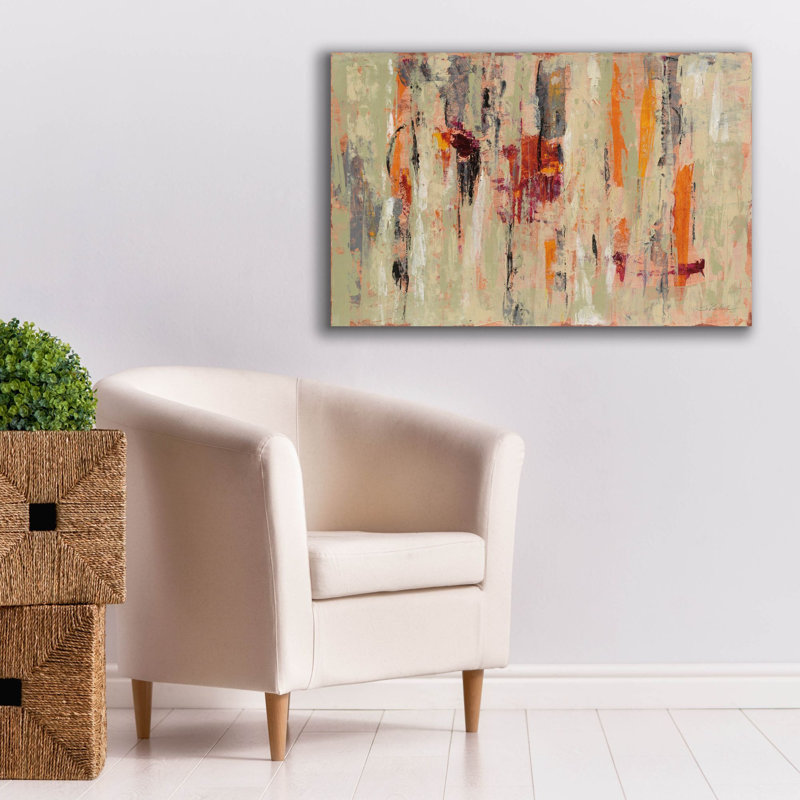 «Graffiti Wall I» par Silvia Vassileva, art mural sur toile, H 26 po x l 40 po x P 1,5 po