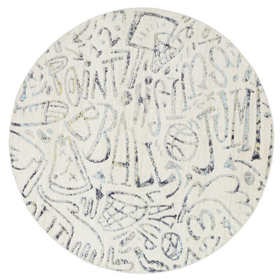 Sportsglyphs Basketball Power Loom Area Rug