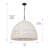 Yelverton 8 - Light Matte Black Shaded Pendant-88743980