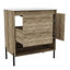 Meuble-lavabo moderne en bois 30 po, meuble-lavabo avec tiroir coulissant, meuble-lavabo avec comptoir de lavabo en céramique, meuble-lavabo