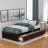 Kutsi 14.1" Solid Wood Platform Bed-699189448