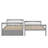 Full Over Full Bunk Bed With Drawers-1798294202