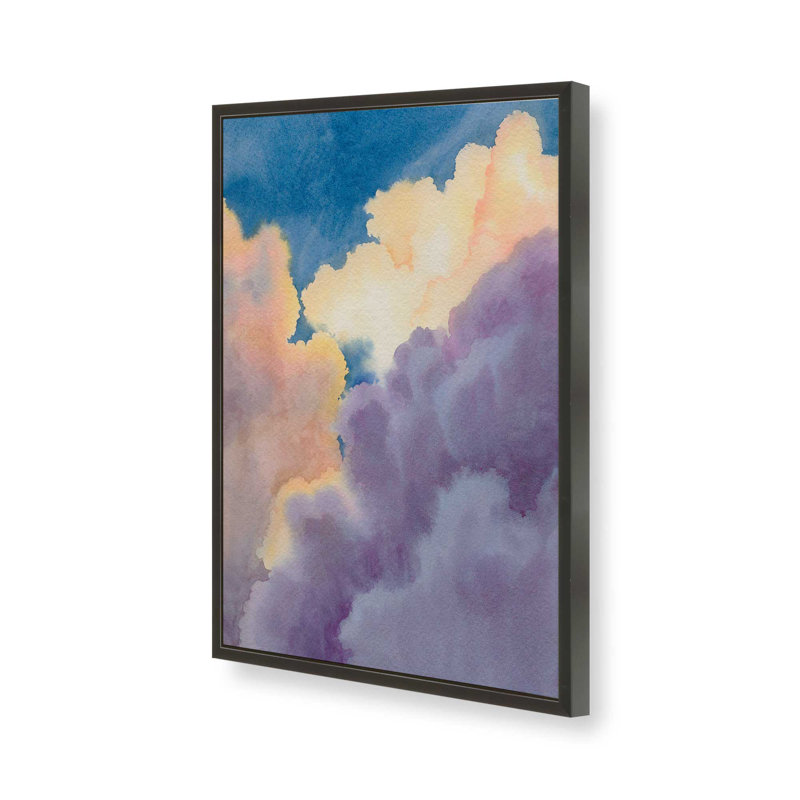 «Dreamscape Sky II» par Grace Popp, reproduction d'art, H 36 po x l 24 po, Papier à cadre ouvert, Noir