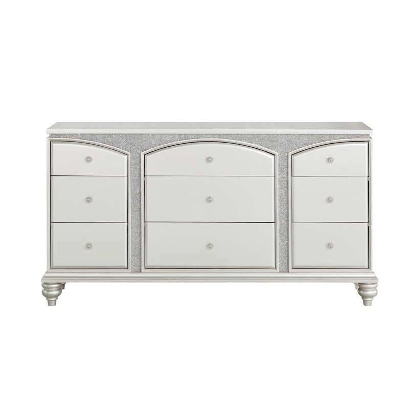 Maverick Platinum Finish Dresser