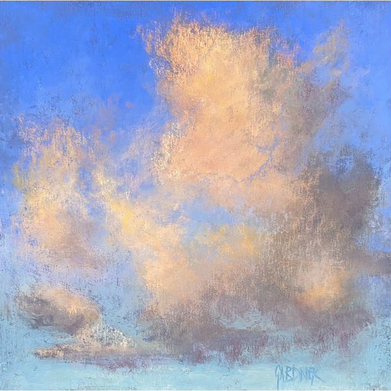 «Evening Clouds» par Dina Gardner, H 17,25 po x l 21,25 po x P 0,875 po