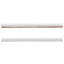 Santorini 7.9" x 0.88" Glossy Ceramic Quarter Round Tile Trim in Blanco