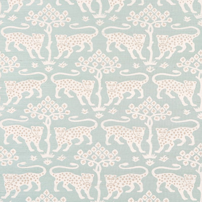 Woodland Leopard Sisal Wallpaper