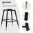 Swivel Upholstered 26"/29" Counter & Bar Stool With Solid Metal Frame and Velvet Back-1125635289-1108902028
