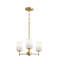 Lustre 3 lumières en or brossé avec abat-jour en verre gravé Replay Collection-131435585-131435584-131435580