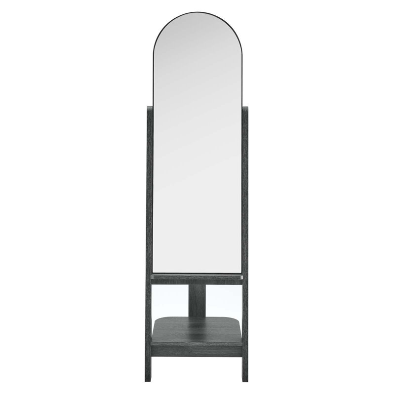 Modway Ascend Standing Mirror, Black