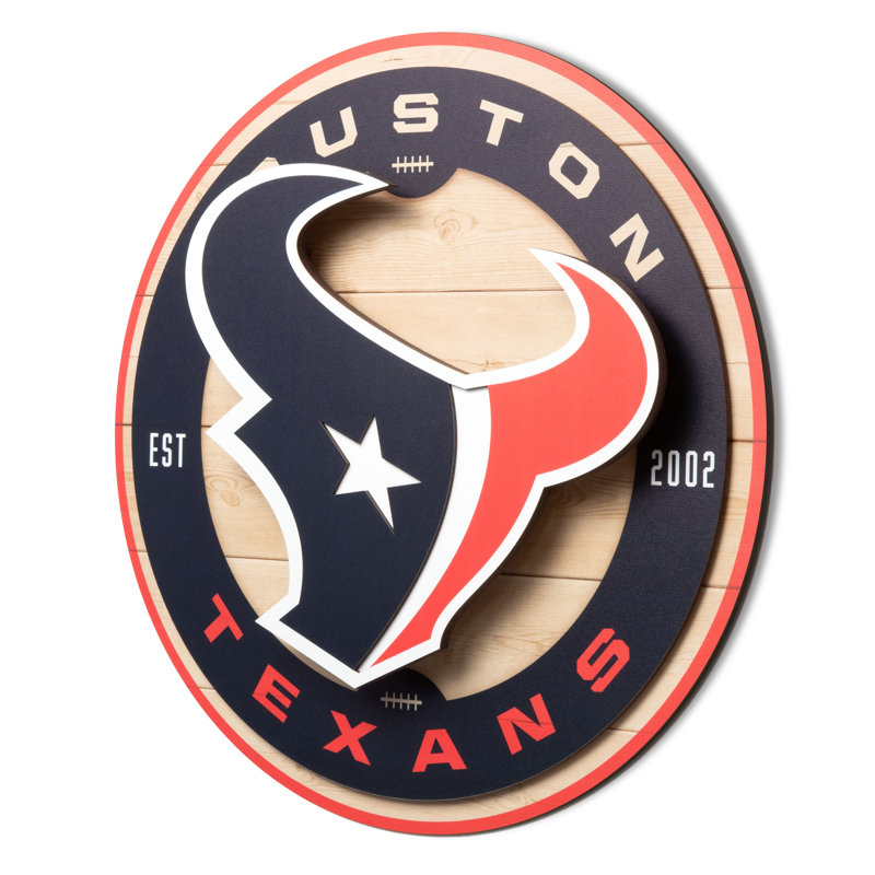 NFL Houston Texans 3DX Circle Wall Art