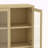 38" Bookcase Cabinet In Natural Oak