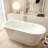 67"  Freestanding Acrylic Tub,Freestanding soaking bathtub