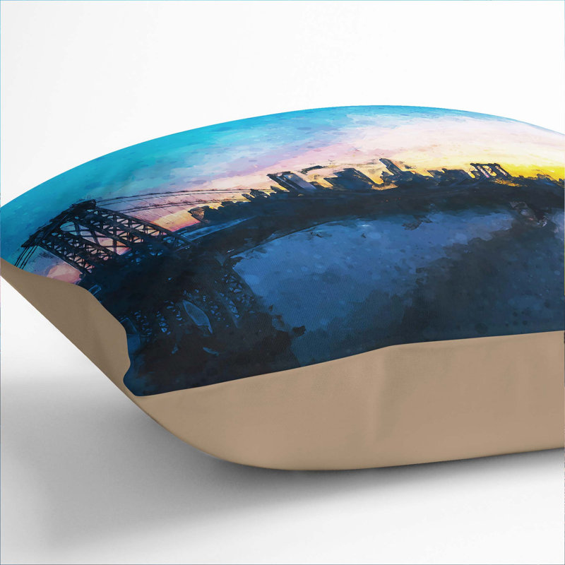 Square Cushion, 40cm H x 40cm W x 15cm D, Stone