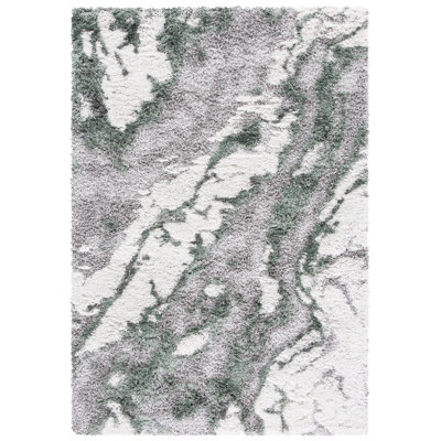 Tapis abstrait à poils longs Horizon 800 Performance