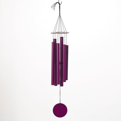 Carillon de peinture en métal mauve