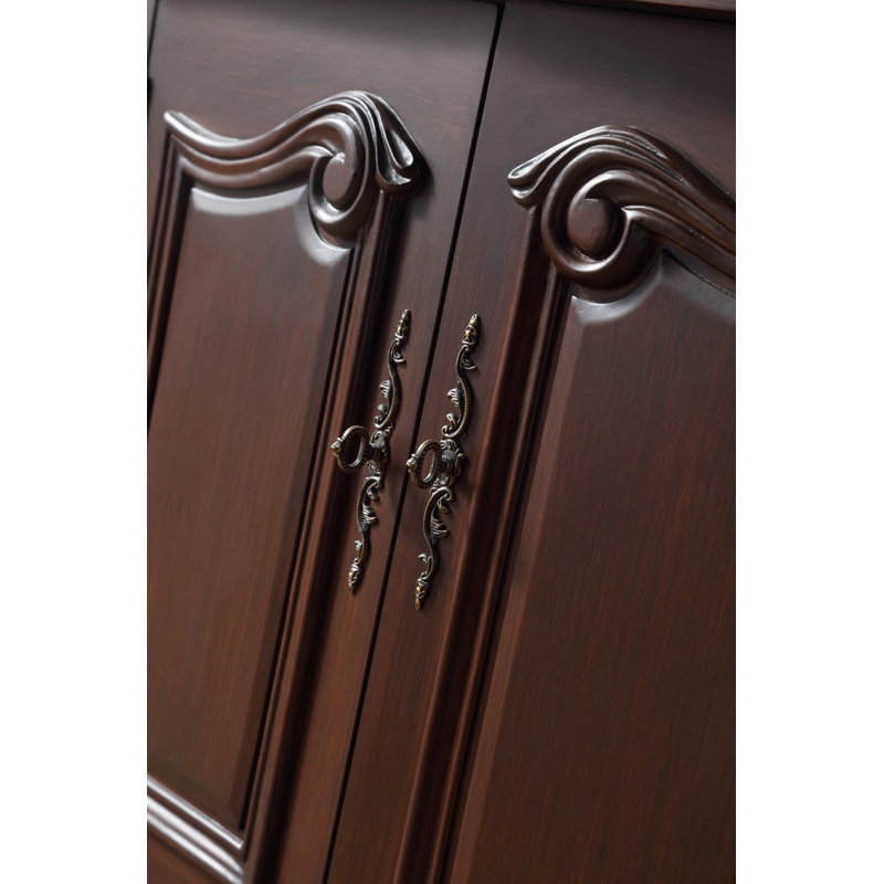 Ensemble de meuble-lavabo double 71 po Bourne, Travertin