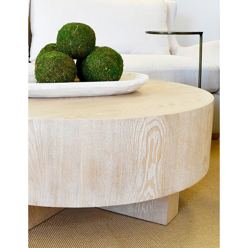 Oslo Solid Wood Coffee Table, Brown