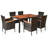 Wicker 6 - Person Patio Conversation Set