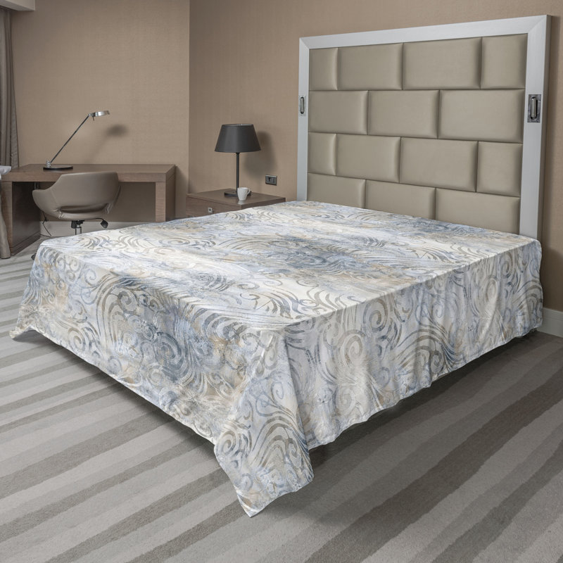 Drap-housse antique Ambesonne, Drap plat de taille très grand