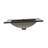 24" Ceramic Countertop Vessel Sink - Black, 4.72" Depth, 0.81" Thick, Captivating In Inner Countertop, Attractive Look