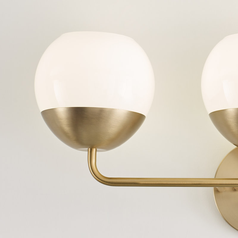 Alvin 3 - Light Vanity Light, Satin Brass