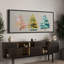 "Pastel Coloured Christmas Tree", très grandes photos, impression sur toile encadrée-120284274-120284273
