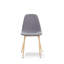 4 Gaviota Fabric Velvet Upholstered Dining Chair-2009143183-2010223066