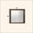 Rustic Walnut Finish Mirror