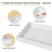 Double Threshold Shower Pan Base In White With Center Drain Assembly