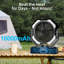 16000mAh Rechargeable Camping Misting Fan, 250ml Water Tank,4 Speed, Remote Control, Timer, 4 LED Brightness-113961412
