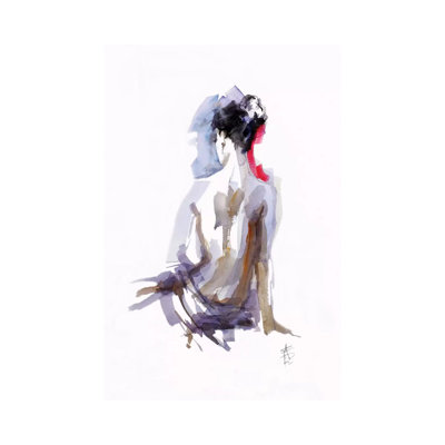 Contemplation by Anne Farrall Doyle - Wrapped Canvas Painting