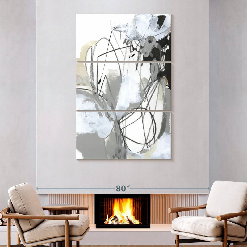 Tangled Threads I, 74" H x 48" W
