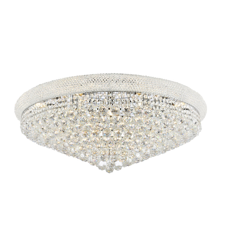Gaelle Flush Mount, Chrome, Royal Cut