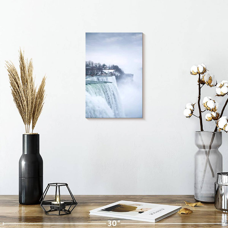 Alvord, Chutes du Niagara, hiver, H 12 po x l 8 po