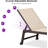 Ebern Designs Larger Patio Lounge Chairs with Side Table and Wheels for All Weather-1581957405
