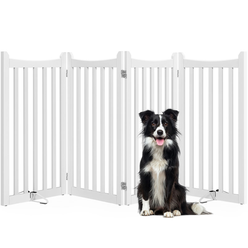 90 × 50 cm Free Standing Gate, White