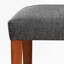 Banc de rangement rembourré en bois avec tablette à lattes Warwickshire-33419829-114882502