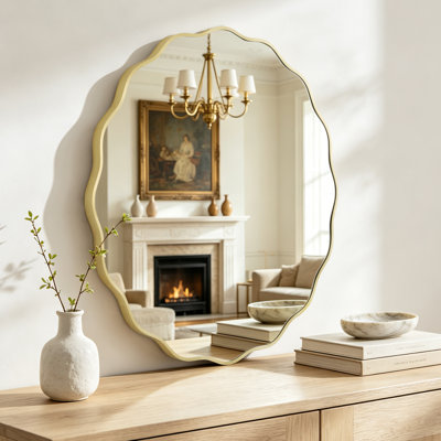 Miroir rond en aluminium